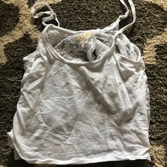 White lace crop top - Picture 1 of 1